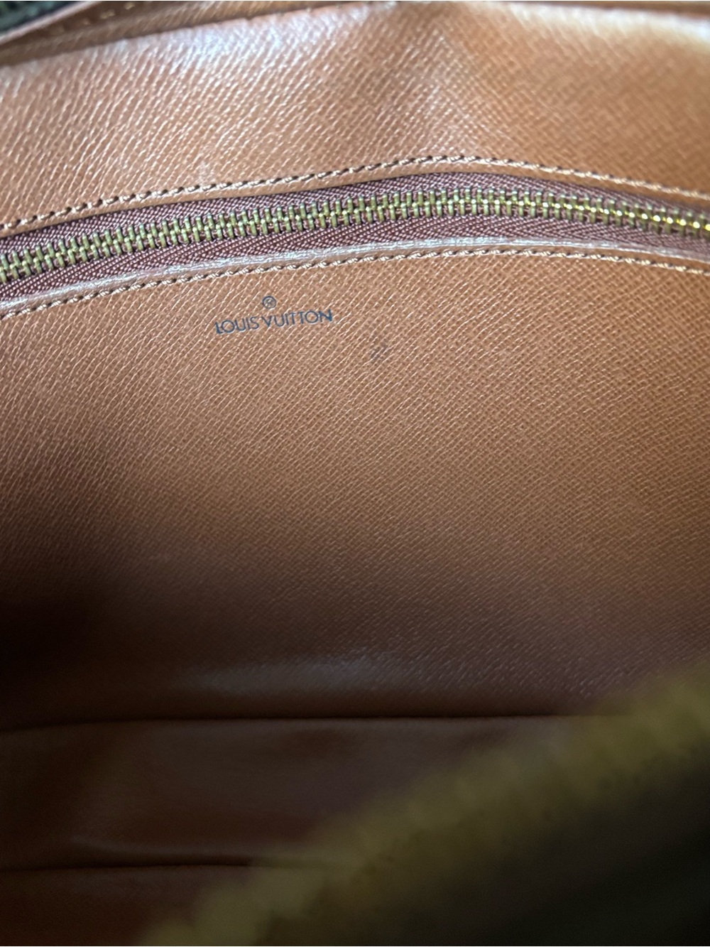 Louis Vuitton Monogram Canvas Toiletry Wrist Pouch in Brown and Tan - Picture 4 of 9